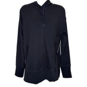 Stylish RBX Active Black Pullover Hoodie with Thumb Holes- NWT